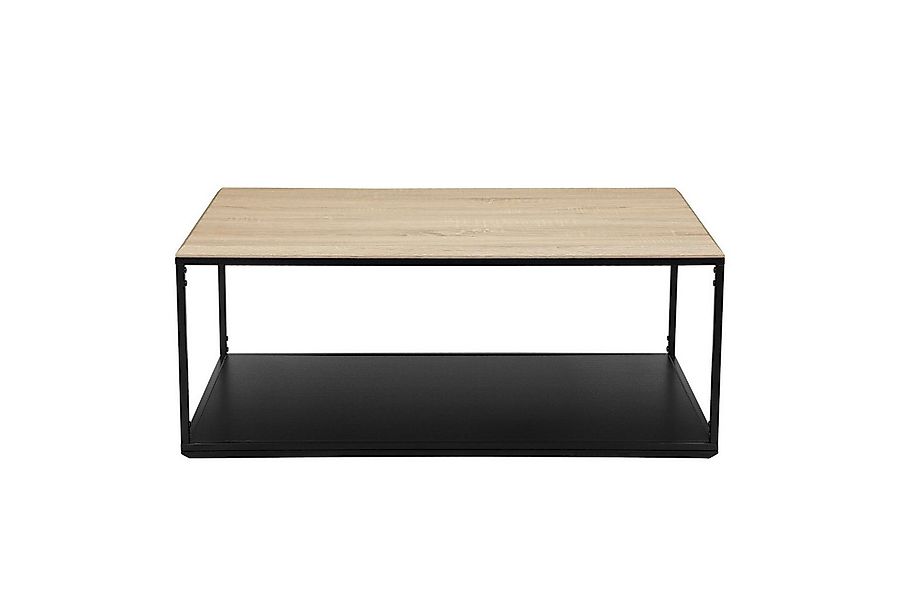 INOSIGN Couchtisch Nathan, pulverlakiertes Gestell mit Tischplatte in Eiche günstig online kaufen