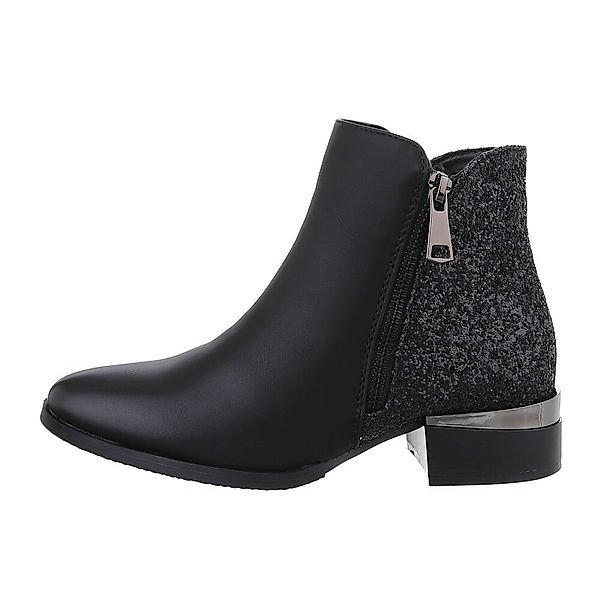 Ital-Design Damen Elegant Schnürstiefelette (84633837) Blockabsatz günstig online kaufen