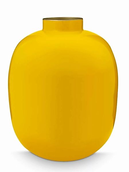 PIP STUDIO Vasen Vase Metal ockergelb 32 cm (gelb) günstig online kaufen