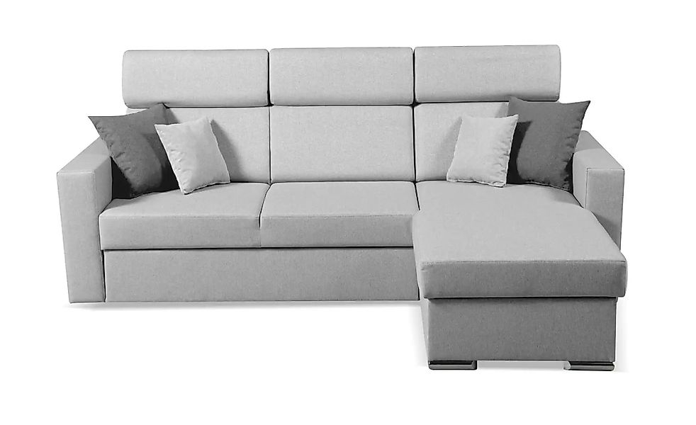Ecksofa  Mils ¦ grau ¦ Maße (cm): B: 215 H: 97 Polstermöbel > Sofas > Eckso günstig online kaufen