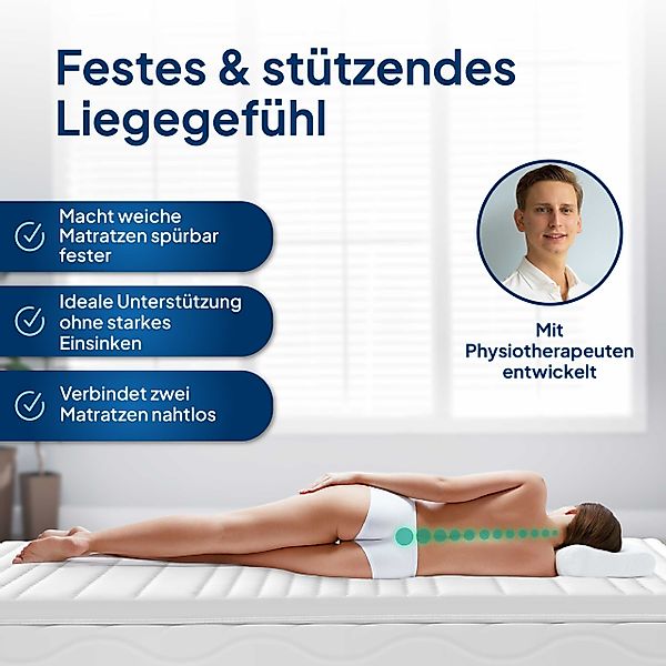 AM Qualitätsmatratzen, Topper fest, Harter Matratzentopper günstig online kaufen