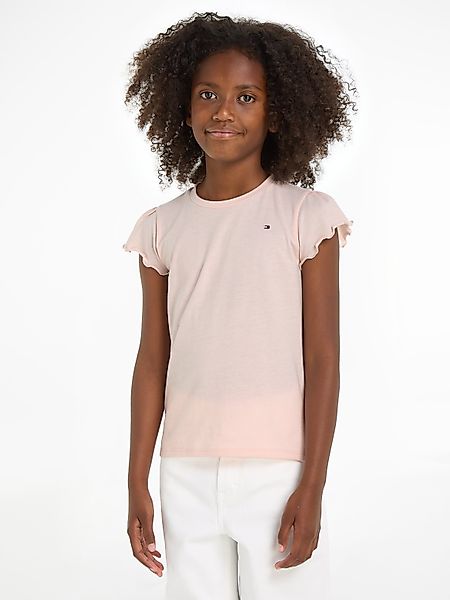 Tommy Hilfiger T-Shirt ESSENTIAL RUFFLE SLEEVE günstig online kaufen