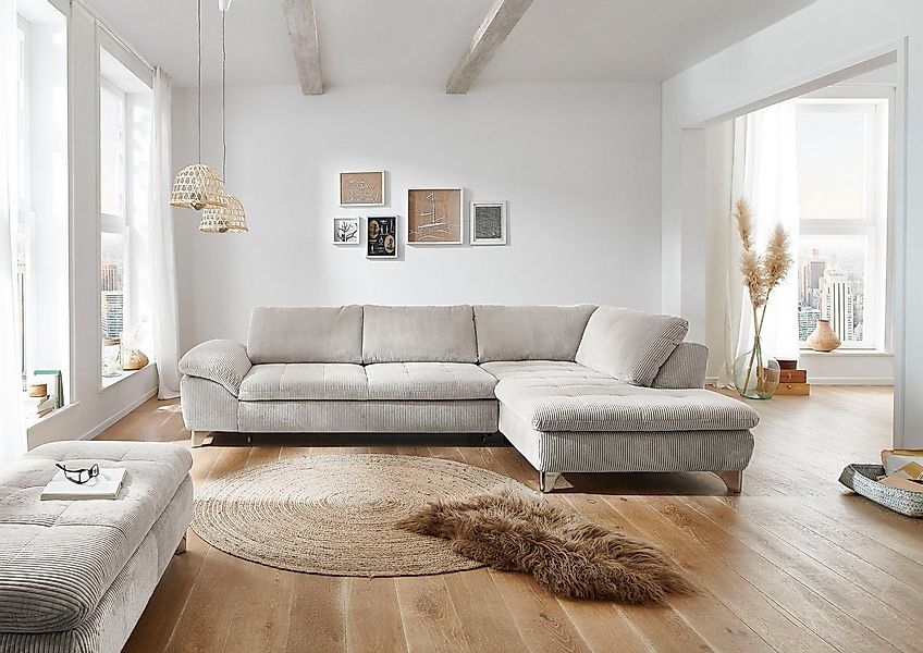 Die PlanBar Ecksofa MP-IN14007 L-Form, wahlweise mit Bettfunktion und verst günstig online kaufen