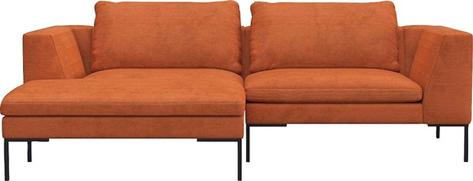 FLEXLUX Ecksofa »Loano, superbequemer Sitzkomfort durch Kaltschaum im Sitz, günstig online kaufen