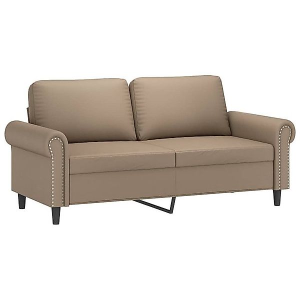 vidaXL Sofa, 2-Sitzer-Sofa Cappuccino-Braun 140 cm Kunstleder günstig online kaufen