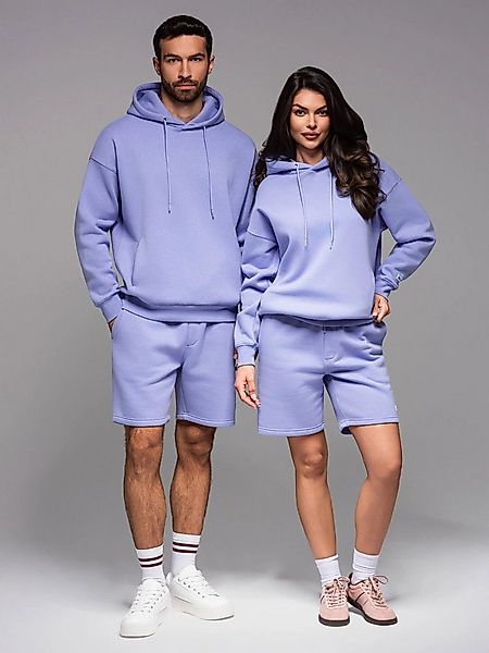 OMBRE Sweatanzug Unisex Hoodie-Set mit Shorts günstig online kaufen