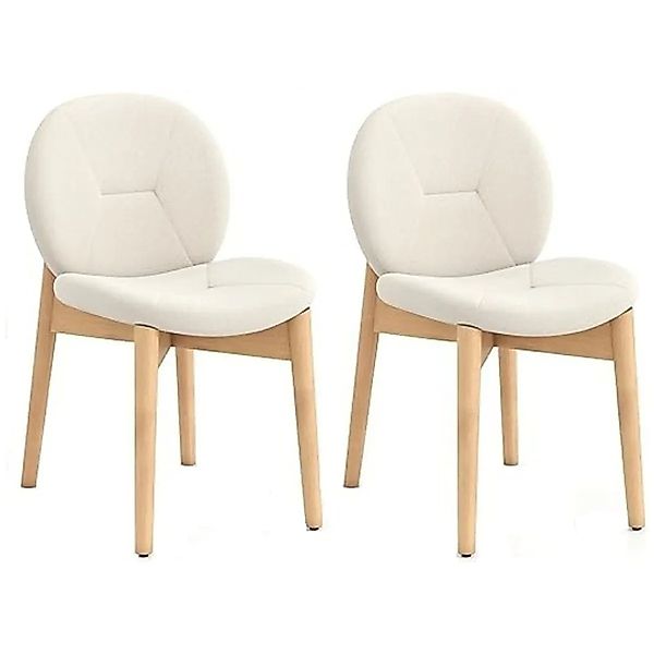 Costway 2er Set Esszimmerstühle & Ergonomischer Polsterstuhl günstig online kaufen