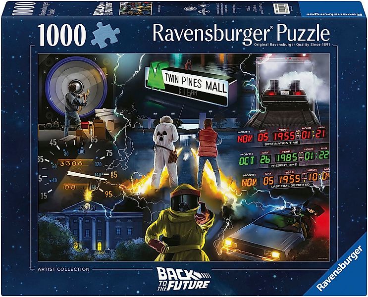 Ravensburger Puzzle Artist Collection, Back to the Future, 1000 Puzzleteile günstig online kaufen