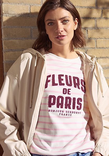 Cecil T-Shirt aus reiner Baumwolle günstig online kaufen