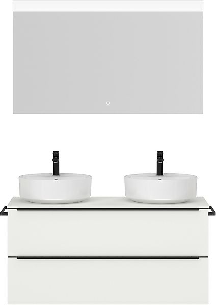 nobilia® Badmöbel-Set »Alvene«, (2 St., vormontiert, mit Soft-Close), inkl. günstig online kaufen