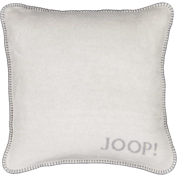 JOOP! Kissenhülle Uni-Doubleface - Größe: 50x50 cm - Farbe: Rauch-Graphit günstig online kaufen