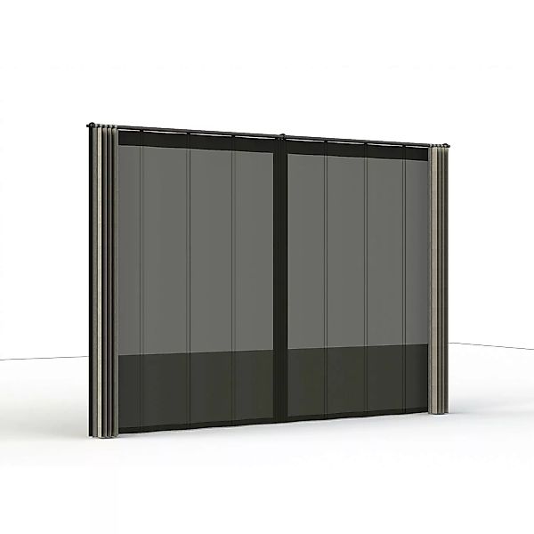Siena Garden Seitenteile für Schattenmanufaktur Silber-Grau 300 cm x 210 cm günstig online kaufen
