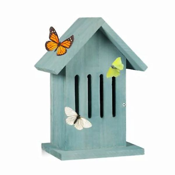 relaxdays Schmetterlingshaus hängend in 2 Farben türkis günstig online kaufen