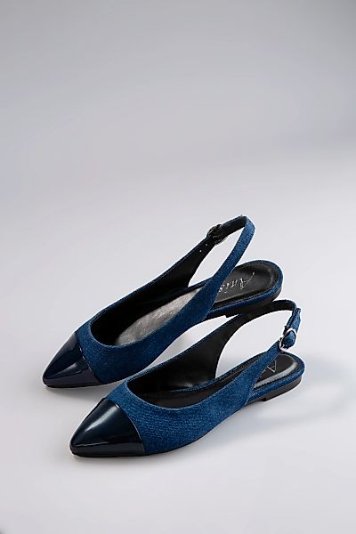 Aniston SHOES Slingpumps, Flat, Sommerschuh, Lackspitze - NEUE KOLLEKTION günstig online kaufen