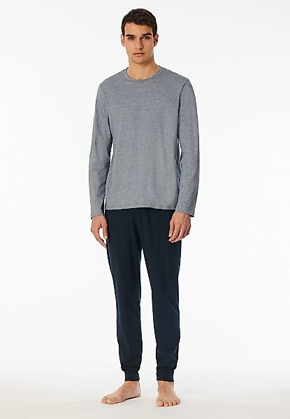Schiesser Schlafanzug "Casual Essentials" 2 Stk. tlg., mit feinen, gestrick günstig online kaufen