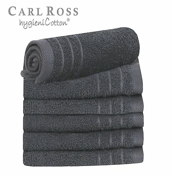 Carl Ross Gästehandtücher »HygieniCotton«, (6 St.), mit 2 Aufhängekordeln günstig online kaufen