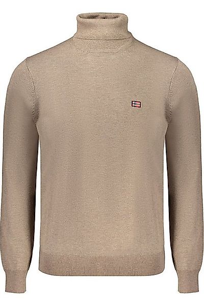 NORWAY 1963 Strickpullover Eleganter Herrenpullover, braun, Rollkragen mit günstig online kaufen