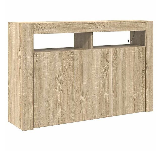 vidaXL Sideboard Sideboard Sonoma-Eiche 116 x 30 x 75 cm Holzwerkstoff (1 S günstig online kaufen