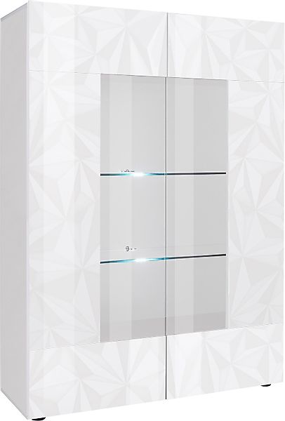 INOSIGN Vitrine Prisma Höhe 166 cm, Breite 121 cm, Stauraumvitrine mit 2 Tü günstig online kaufen