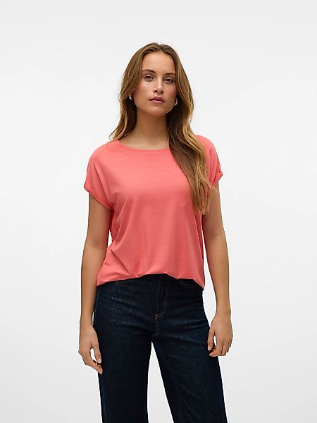 Vero Moda Rundhalsshirt VMLAVA PLAIN SS günstig online kaufen