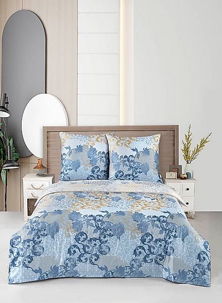 Aymando Bettwäsche Merissa, 100% Baumwolle Mako Satin, 3 teilig, Saum und R günstig online kaufen