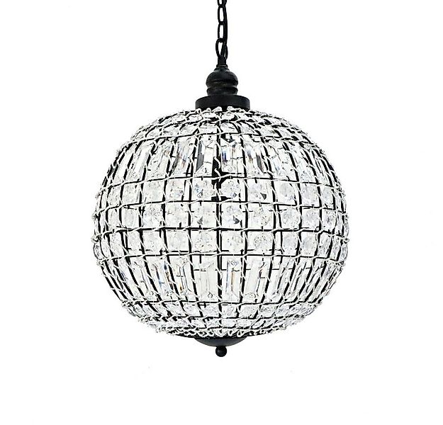 Grafelstein Hängeleuchten Kugellampe CRISTAL schwarz mit Kristallen Kugelle günstig online kaufen