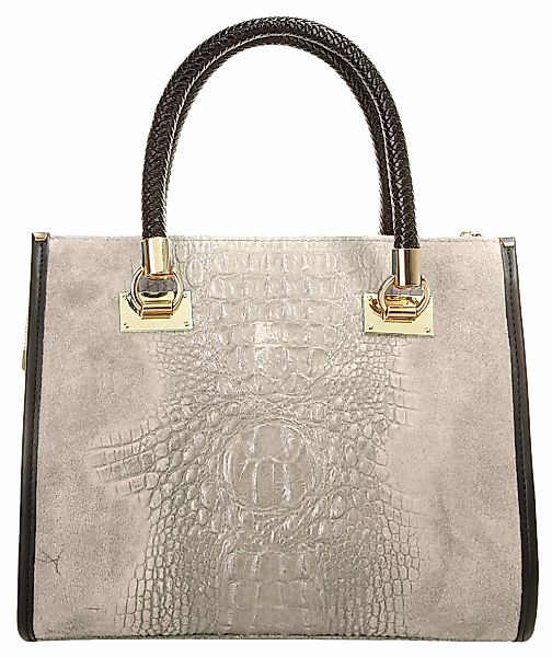 Cluty Henkeltasche, echt Leder, Made in Italy günstig online kaufen