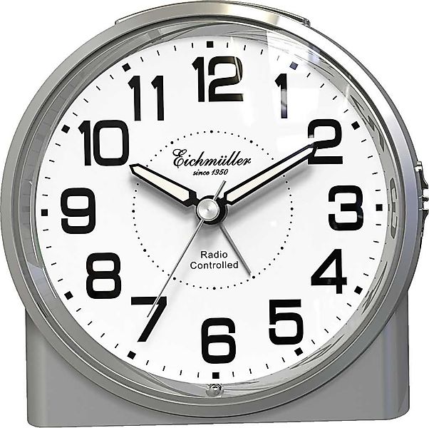 Eichmüller Funkwecker 9890-01 – Präziser silberfarbener Wecker, sehr gut ab günstig online kaufen
