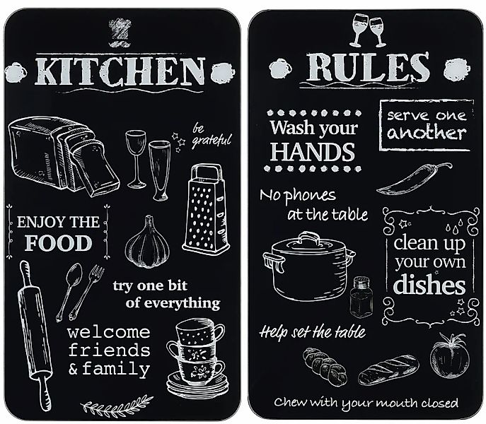 Maximex Herd-Abdeckplatte "Universal Modell KITCHEN RULES" für Induktions-, günstig online kaufen