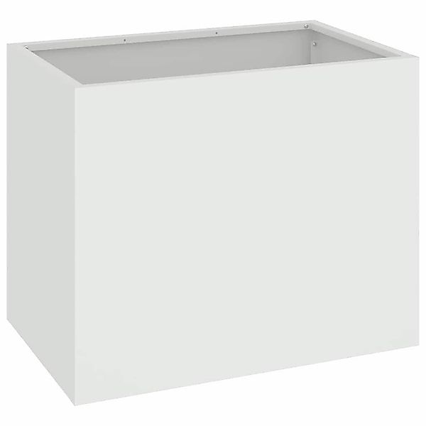 vidaXL Blumentopf Gartenblumentopf Weiß 50 x günstig online kaufen