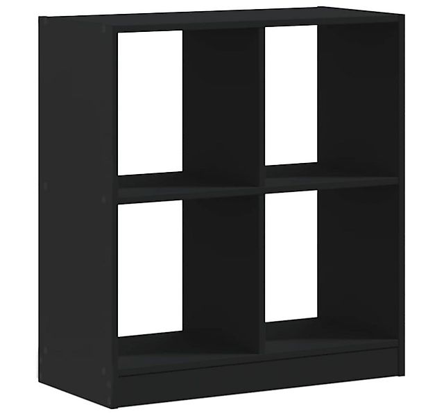 vidaXL Bücherregal Bücherregal Schwarz 68,5x32x75 cm Holzwerkstoff, 1-tlg. günstig online kaufen