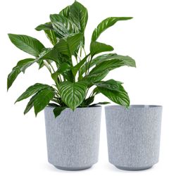 KONZEPT Blumentopf Pflanztopf in Textil-Optik (2 günstig online kaufen