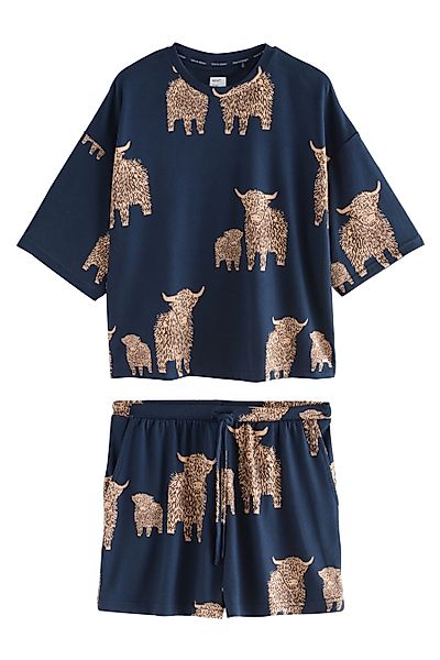Next Pyjama Gemütlicher, kurzer Schlafanzug (2 günstig online kaufen