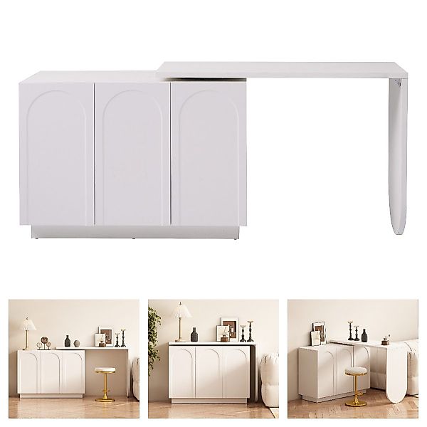 IDEASY Eckschreibtisch 110*40*75cm, Schreibtisch mit 360° günstig online kaufen