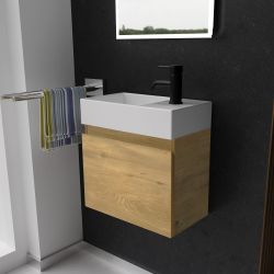Alpenberger Badmöbel-Set - Waschbecken mit Unterschrank günstig online kaufen
