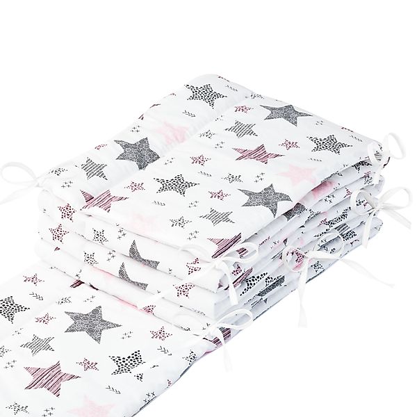 Amilian Bettnestchen Bettumrandung 360x30 cm für Babybett 120 x 60 cm geeig günstig online kaufen