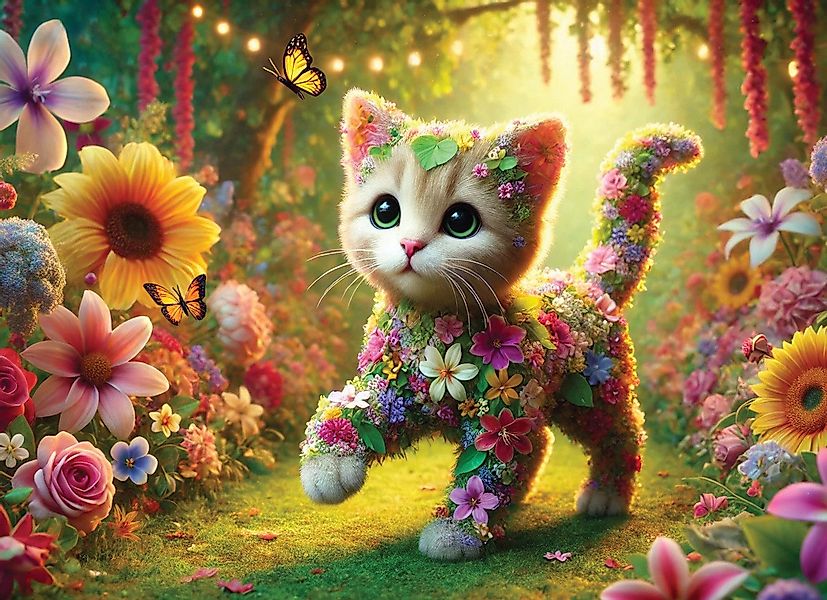 HCM KINZEL Puzzle Holzpuzzle Katze im günstig online kaufen