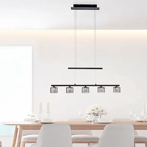 Paul Neuhaus Pendelleuchte »HYDRA«, 5 flammig, Leuchtmittel LED-Board   LED günstig online kaufen