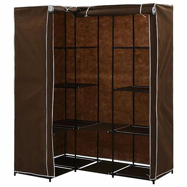 Eckkleiderschrank Braun 130 X 87 X 169 Cm günstig online kaufen