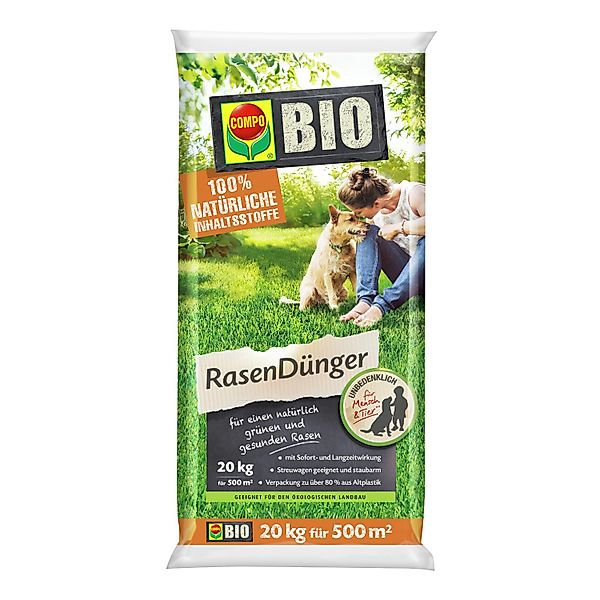 Compo BIO Rasendünger 20 kg günstig online kaufen