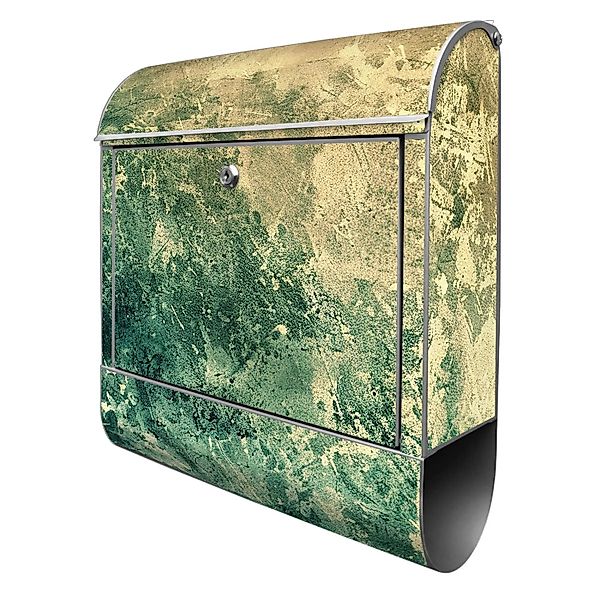 Banjado Design Briefkasten Silber Pulverbeschichtet 39x47x14cm 2 Schlüssel günstig online kaufen