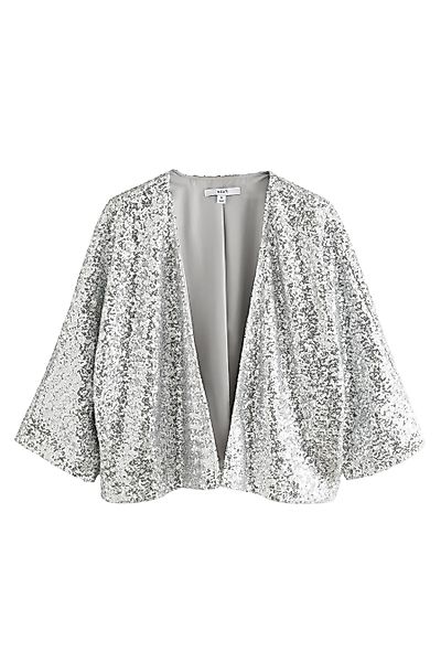 Next Paillettenshirt Jacke mit Pailletten (1-tlg) günstig online kaufen