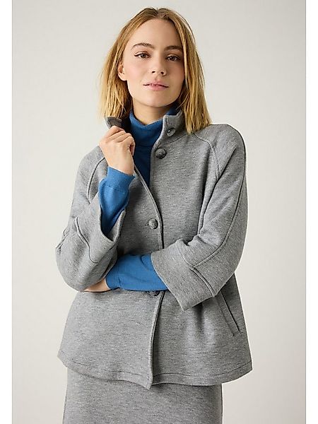 MORE&MORE Funktions-Kapuzensweatjacke Jerseyjacke mit Stehkragen günstig online kaufen