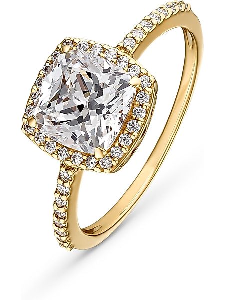 FAVS Fingerring FAVS Damen-Damenring 375er Gelbgold günstig online kaufen