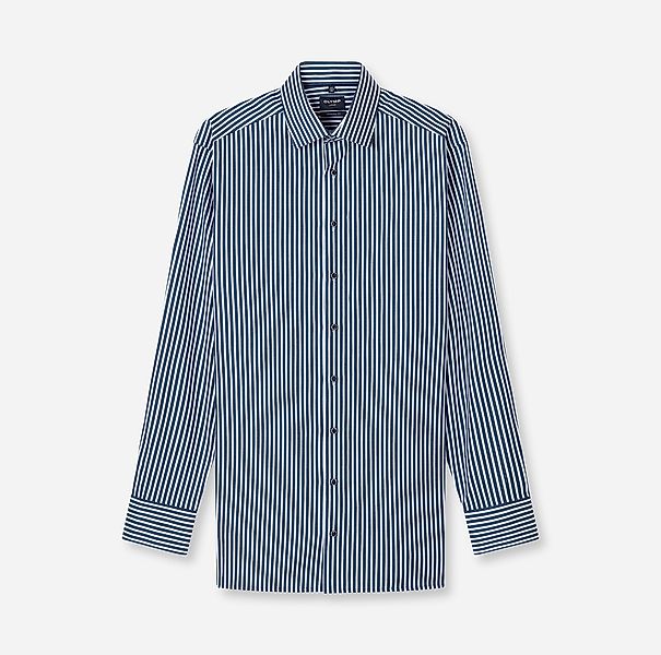 OLYMP Langarmhemd "Luxor" Businesshemd, gestreift, modern fit, New Kentkrag günstig online kaufen