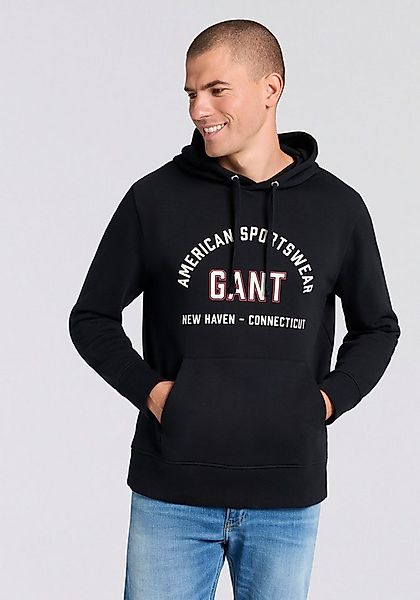 Gant Sweatshirt PRINTED GRAPHIC mit Kapuze, regular fit, Kängurutasche günstig online kaufen
