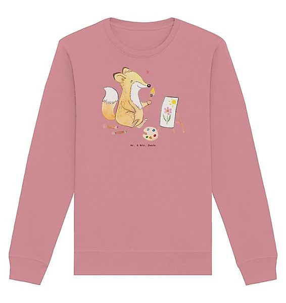 Mr. & Mrs. Panda Longpullover Größe XXL Fuchs Malen - Canyon Pink - Geschen günstig online kaufen