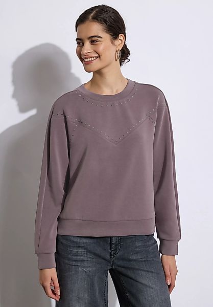 STREET ONE STUDIO Langarmshirt, mit Rundhalsausschnitt günstig online kaufen