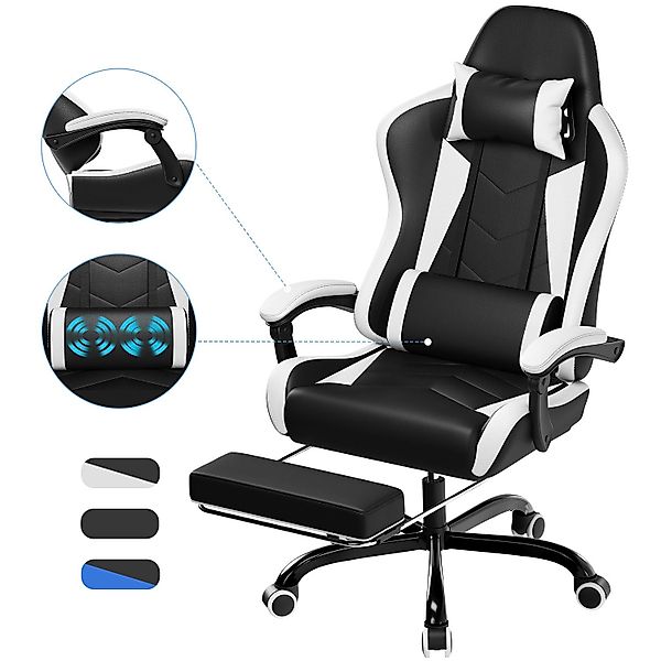 HOMALL Gaming-Stuhl Massage Gaming Stuhl mit günstig online kaufen