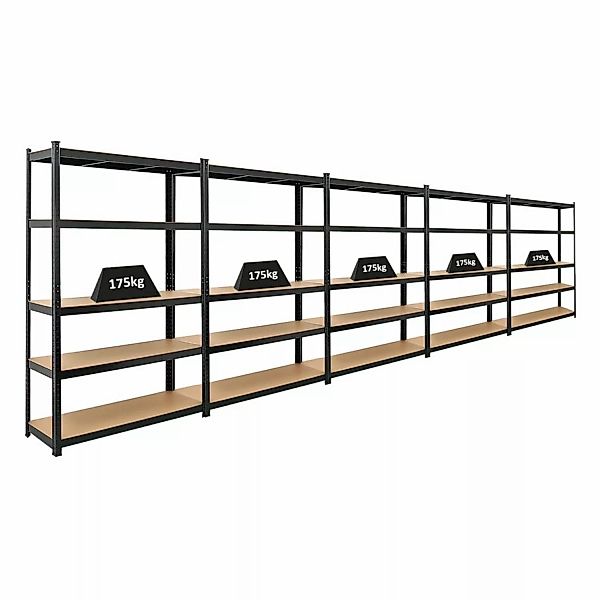 PROREGAL Mega Deal 5x Schwerlastregal Ragnar HxBxT 180 x 120 x 40 cm Fachla günstig online kaufen